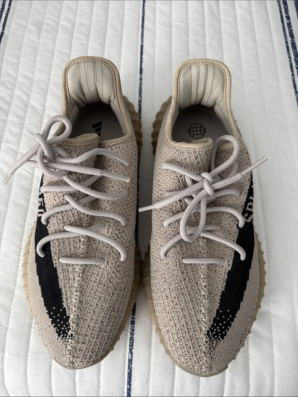 Yeezys Sneakers with Tan and BlackAccent